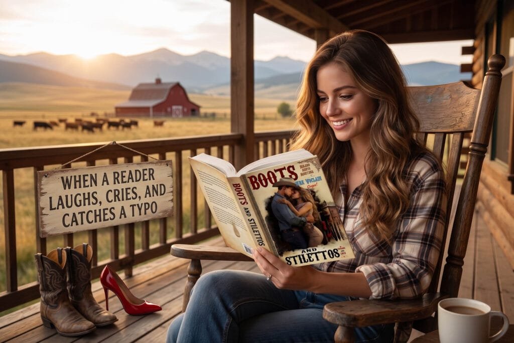 Reader Laughing and Crying as they love Boots and Stilettos by Kirk Voclain